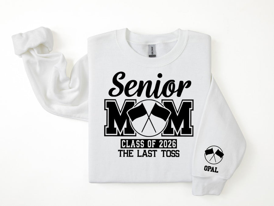 Senior Mom Personalized Color Guard Sweatshirt