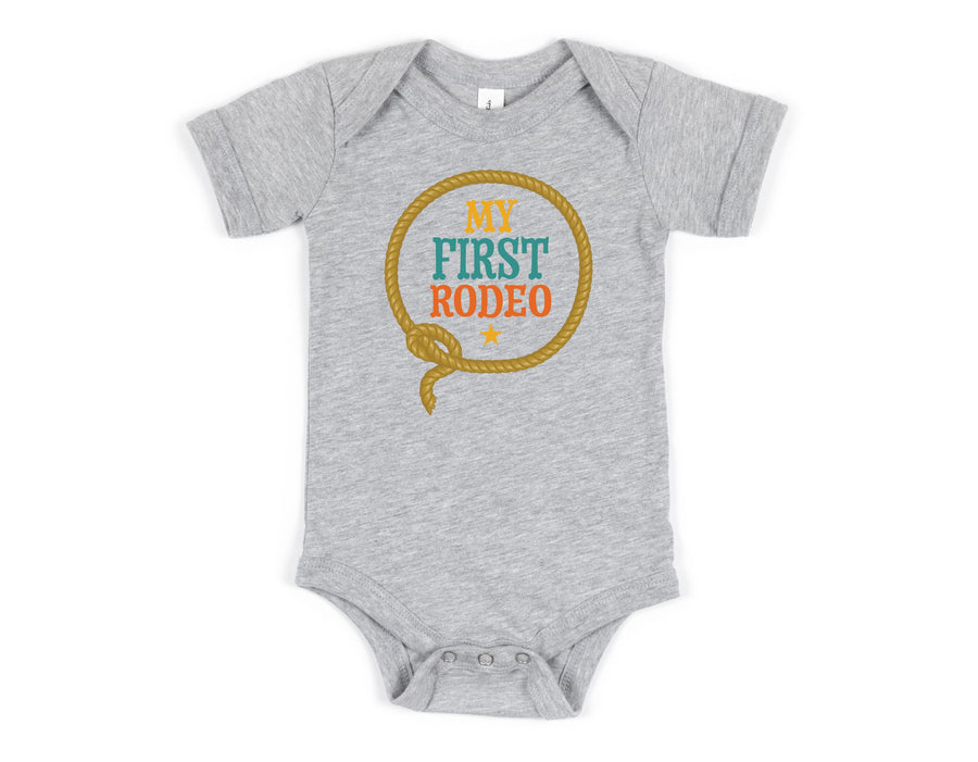 "My First Rodeo" Personalized 1st Birthday Outfit T-shirt/Bodysuit