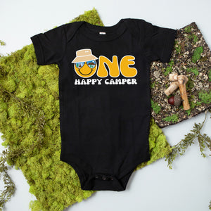 One Happy Camper Personalized 1st Birthday Outfit T-shirt/Bodysuit