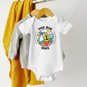 "The Big One" Surf-themed Personalized 1st Birthday T-shirt/Bodysuit