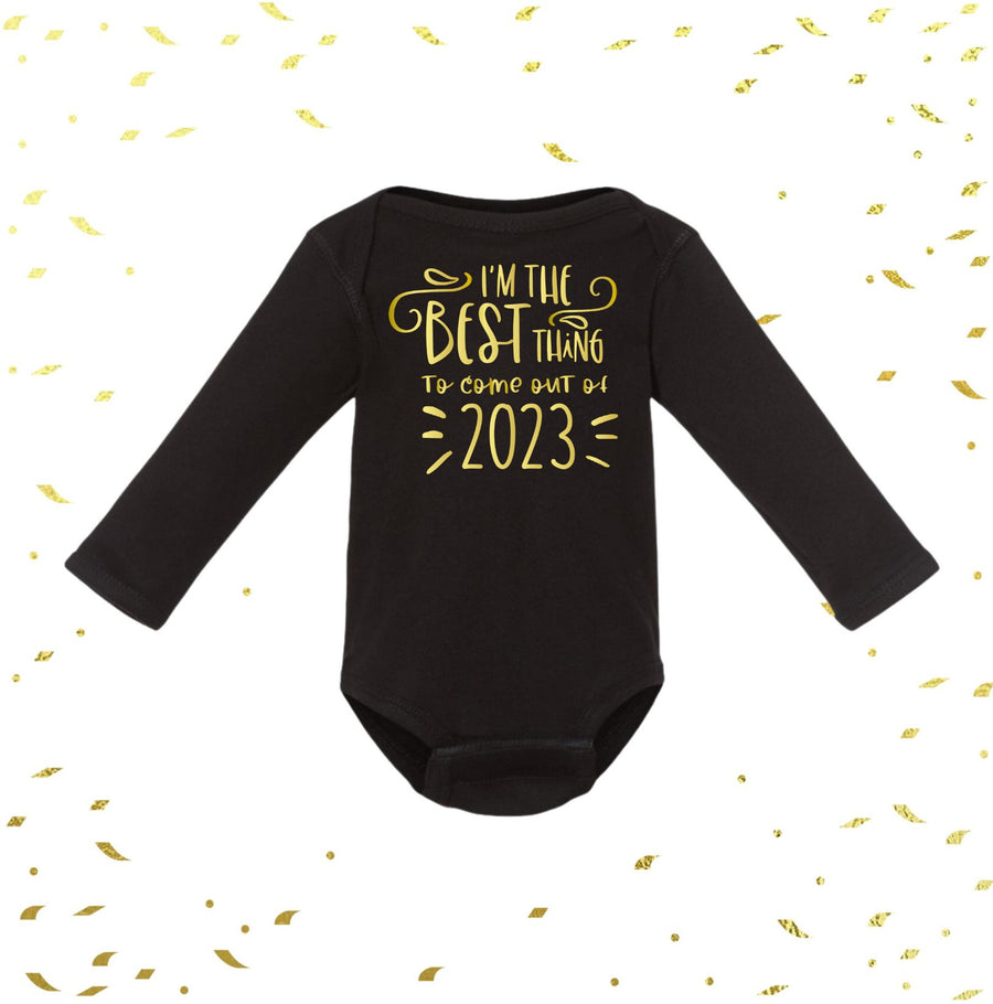 I'm the Best Thing to Come Out of 2023 New Baby Bodysuit