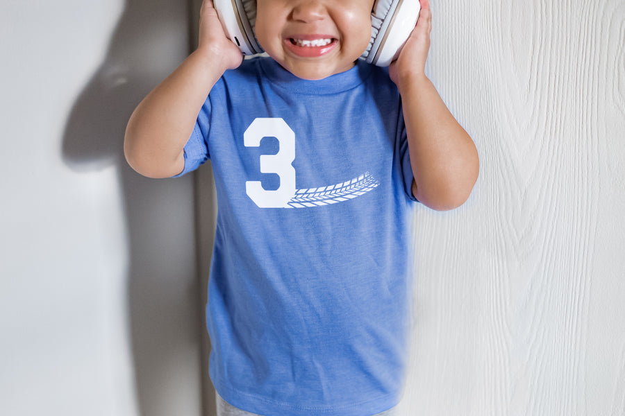 3 Racecar Themed 3rd Birthday Personalized T-shirt