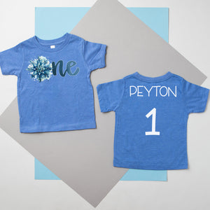 "One Snowflake" Personalized First Birthday Outfit T-shirt/Bodysuit