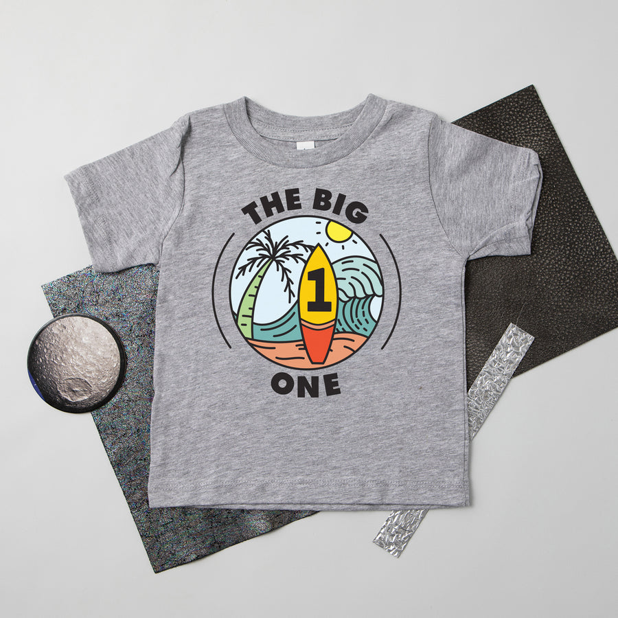 "The Big One" Surf-themed Personalized 1st Birthday T-shirt/Bodysuit