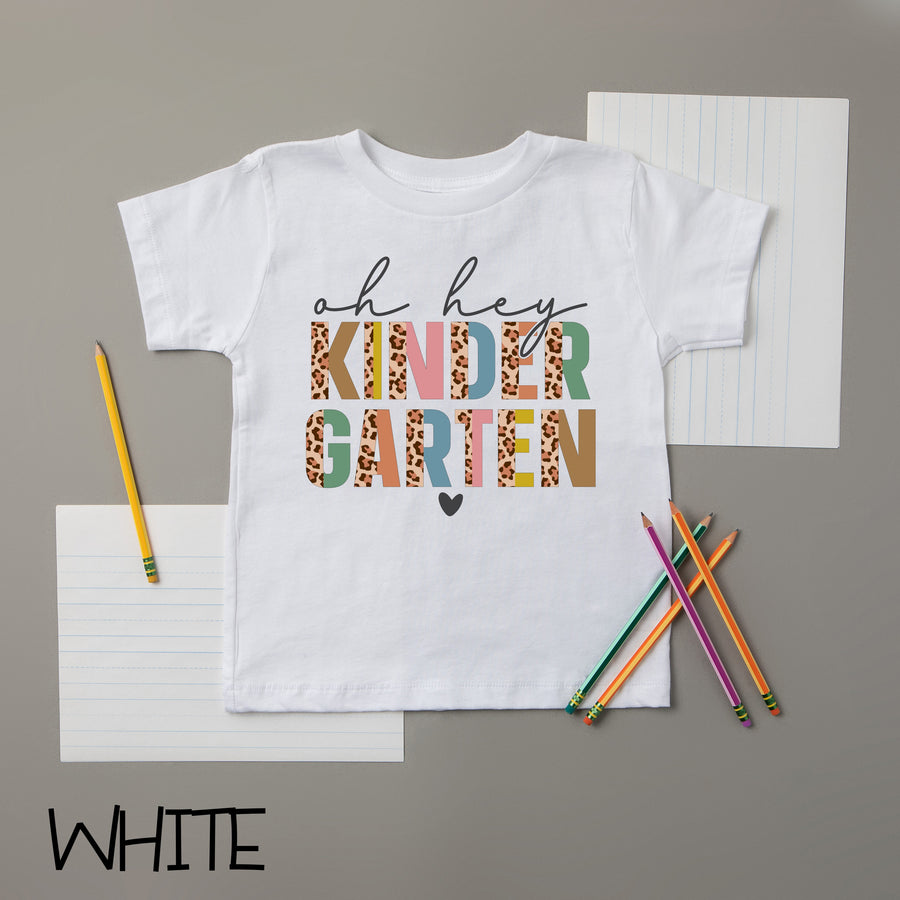 "OH HEY" KIDS BACK TO SCHOOL-THEMED T-SHIRTS