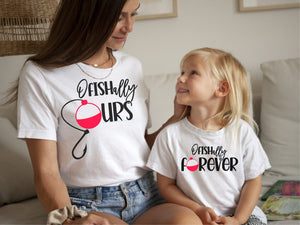 "O'fishally Forever" Adoption Bodysuit or T-shirt for infants.