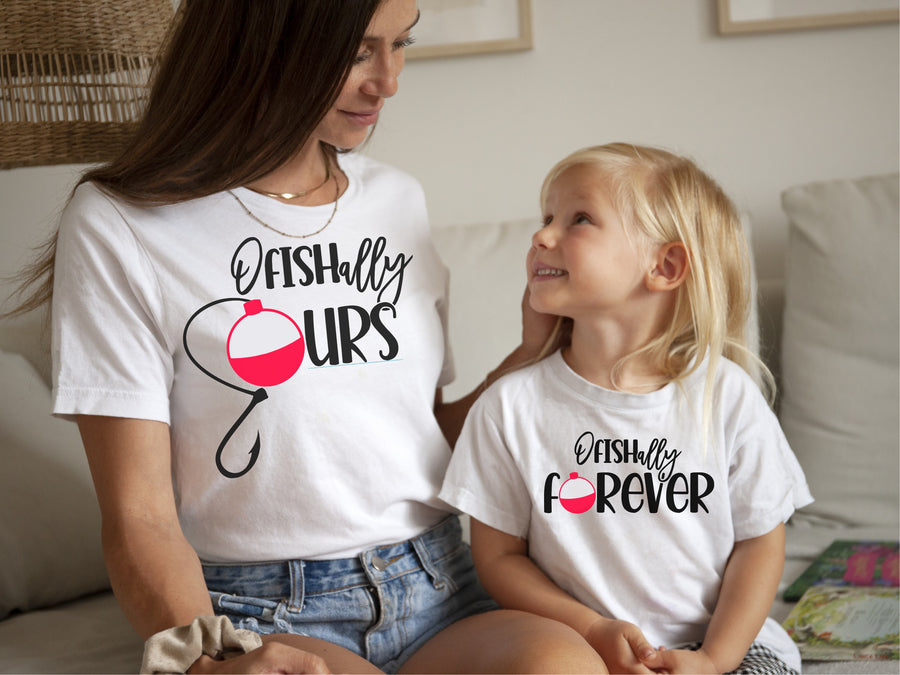 "O'fishally Forever" Adoption Bodysuit or T-shirt for infants.