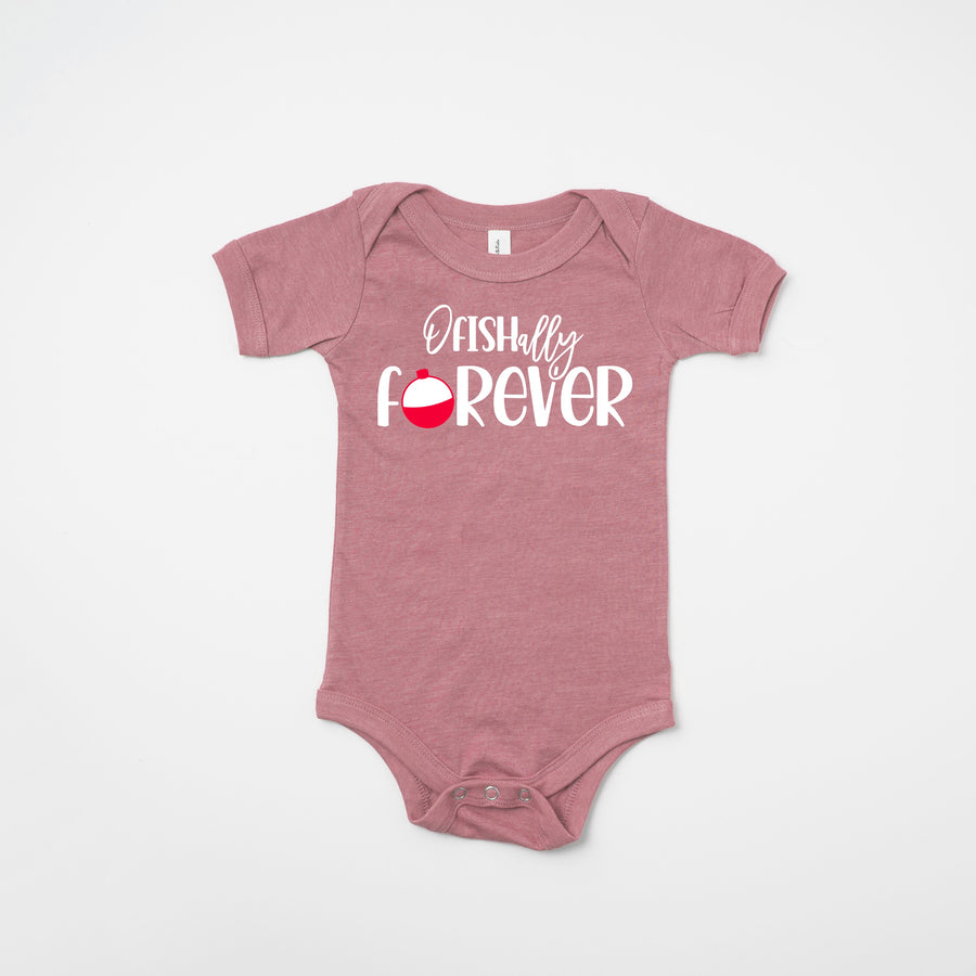 "O'fishally Forever" Adoption Bodysuit or T-shirt for infants.