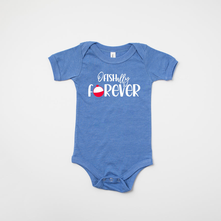 "O'fishally Forever" Adoption Bodysuit or T-shirt for infants.