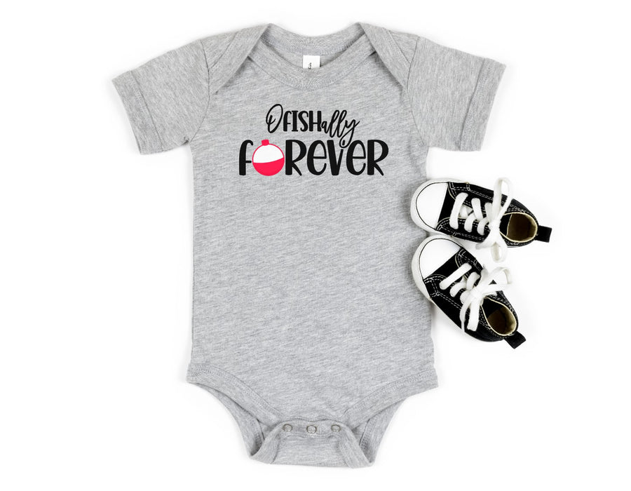 "O'fishally Forever" Adoption Bodysuit or T-shirt for infants.