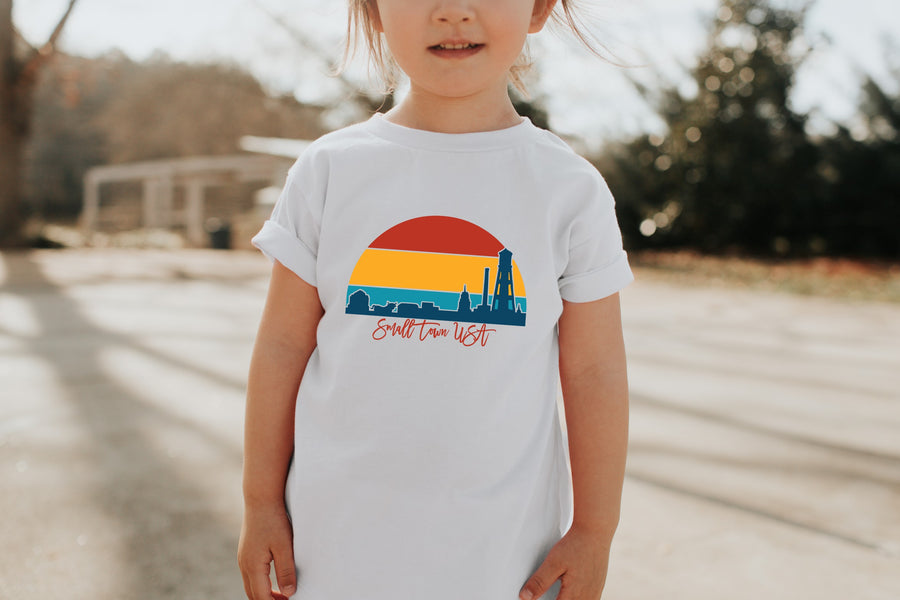 Small Town USA, 4th of July Kids T-shirts