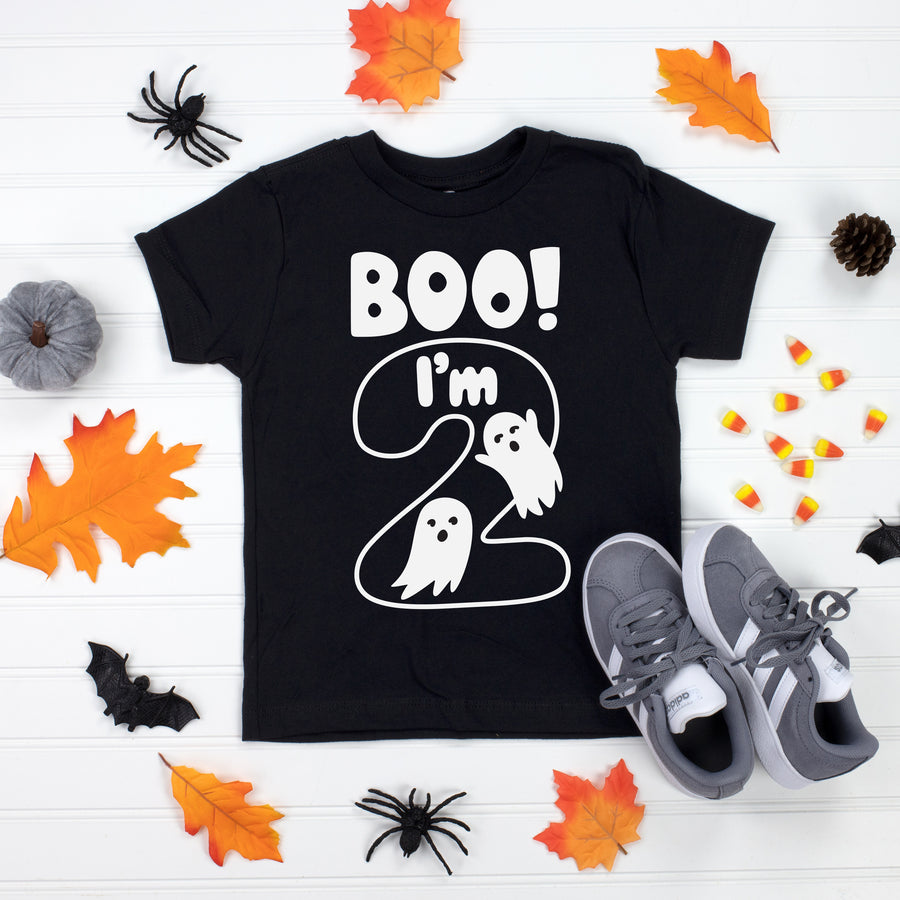 "Boo I'm 2" Second Birthday Personalized T-shirt