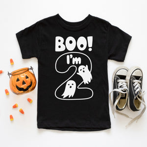"Boo I'm 2" Second Birthday Personalized T-shirt