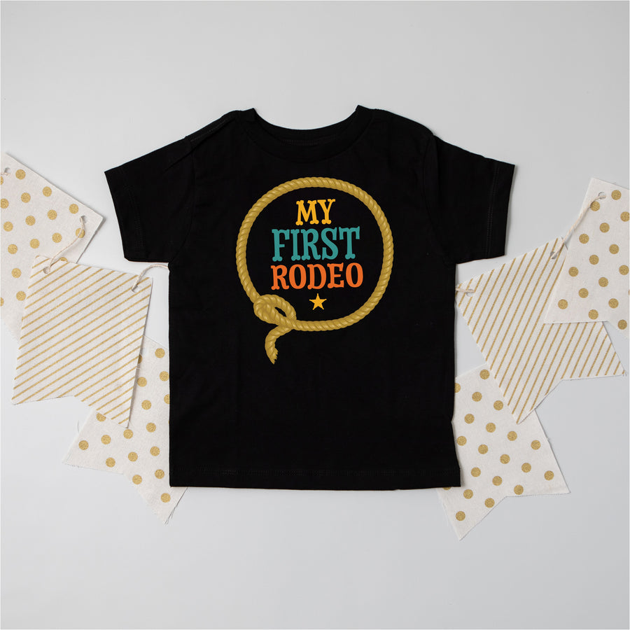 "My First Rodeo" Personalized 1st Birthday Outfit T-shirt/Bodysuit