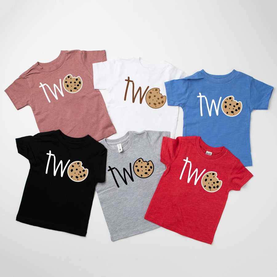 "Two Cookie" 2nd Birthday Personalized T-shirt