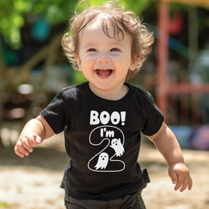 "Boo I'm 2" Second Birthday Personalized T-shirt