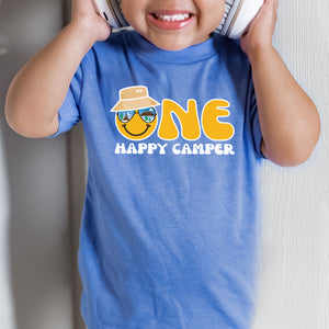 One Happy Camper Personalized 1st Birthday Outfit T-shirt/Bodysuit
