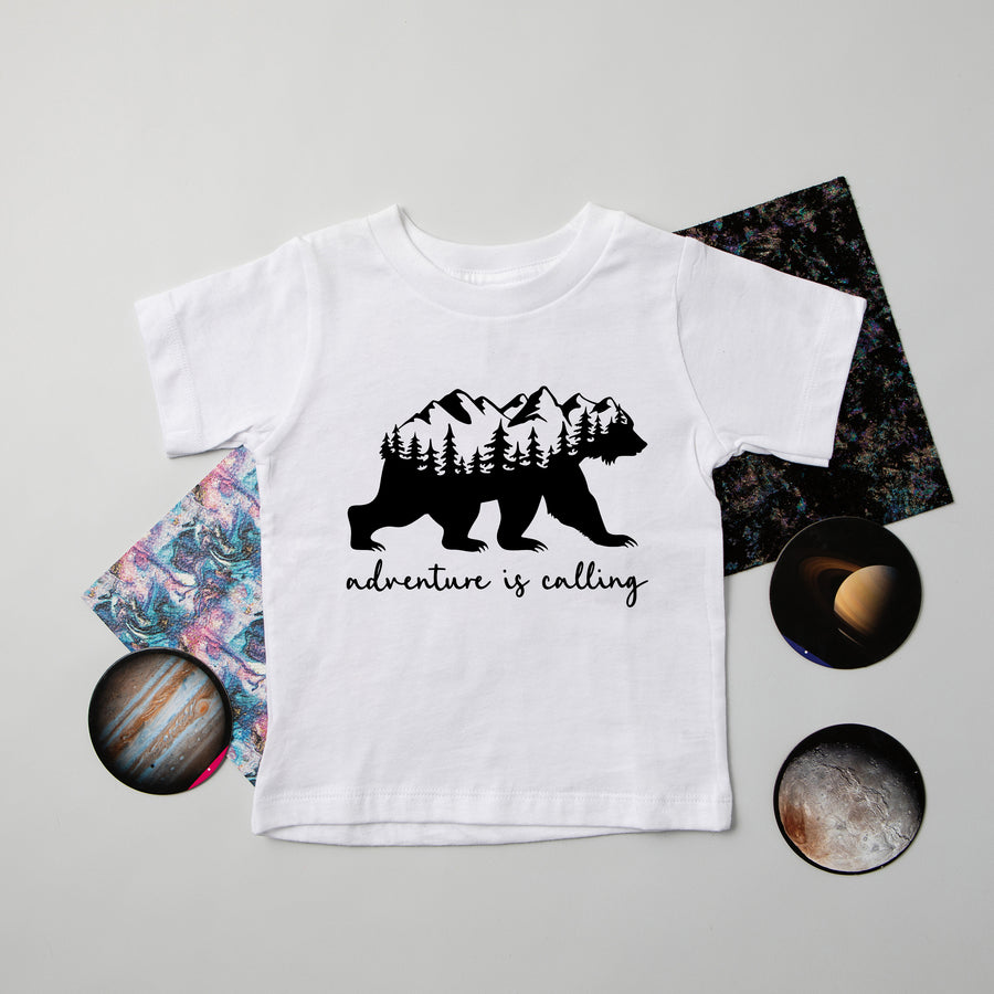 "Adventure is Calling" Kids Camping T-shirts