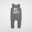 Load image into Gallery viewer, 1st Down Football Slim Fit Sleeveless Romper
