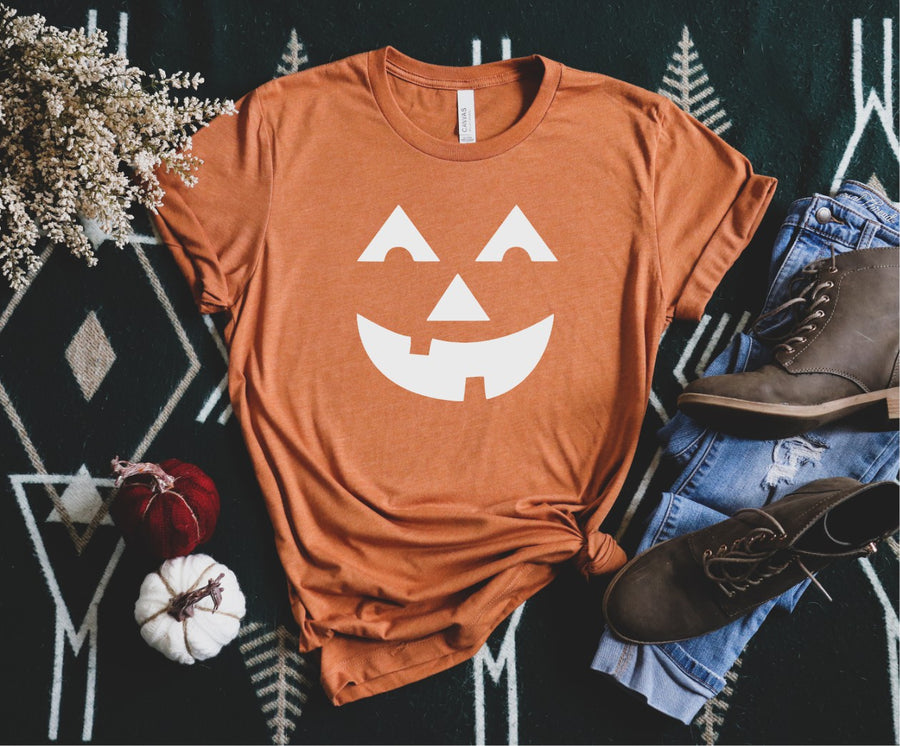 Jack-o-lantern Adult Halloween T-shirts