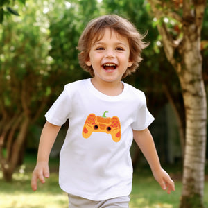 Pumpkin Video Game Halloween-Themed T-shirt/Bodysuit