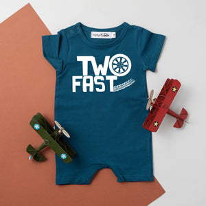 Shorts "Two Fast" Slim Fit Birthday Romper