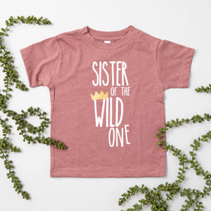 "Sibling of the Wild One" 1st Birthday Brother Sister Shirts