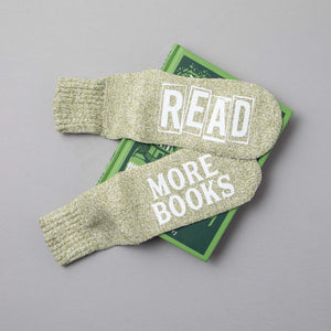 "Read/More Books" Book Lover's Gift Socks