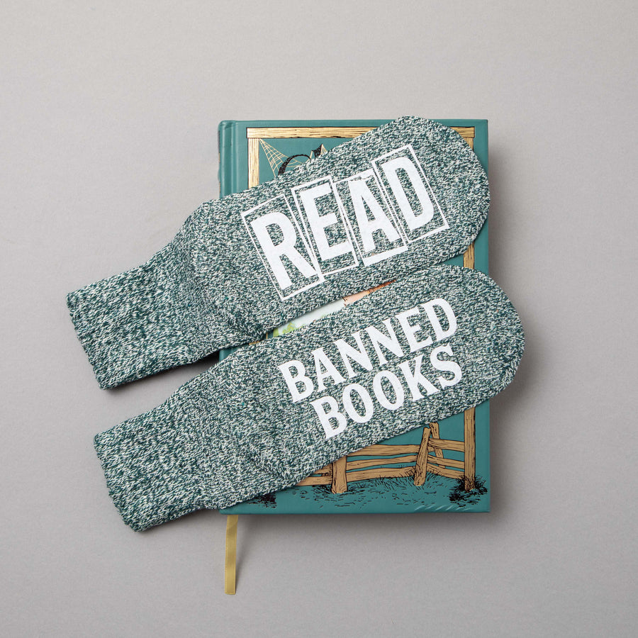 "Read/Banned Books" Socks Book Club Gift