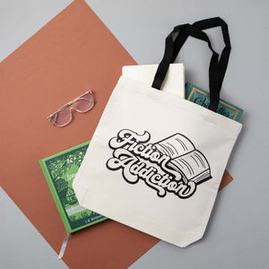 Fiction Addiction Tote Bag