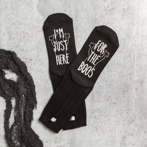 "I'm Just Here For the Boos" Women's Halloween Socks