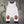 Load image into Gallery viewer, TroubleBoy® Knee Patch Gray Blank Romper
