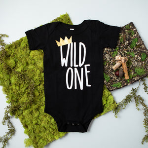 Wild One First Birthday Bodysuit