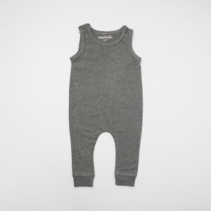 TroubleBoy® Aegean Blue Slim Fit Sleeveless Blank Romper