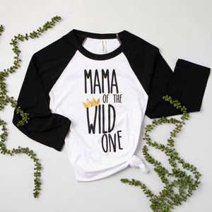 Parent of Wild One Adult Raglan