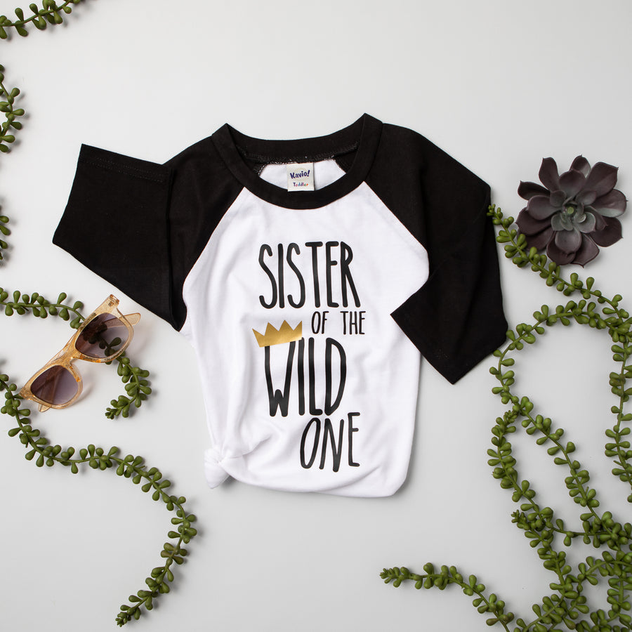 Wild One Sibling Raglan