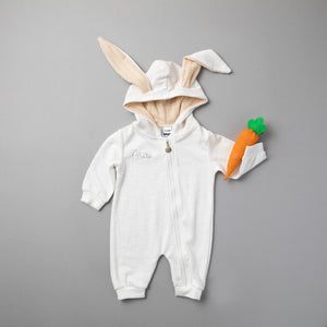 Personalized Embroidered Easter Romper with Bunny Ears