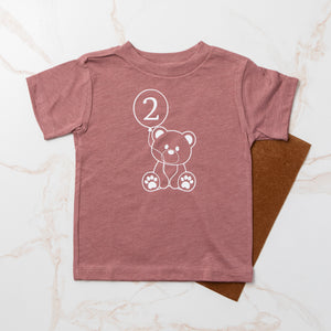 Teddy Bear Themed 2nd Birthday T-shirt 2T-VIP