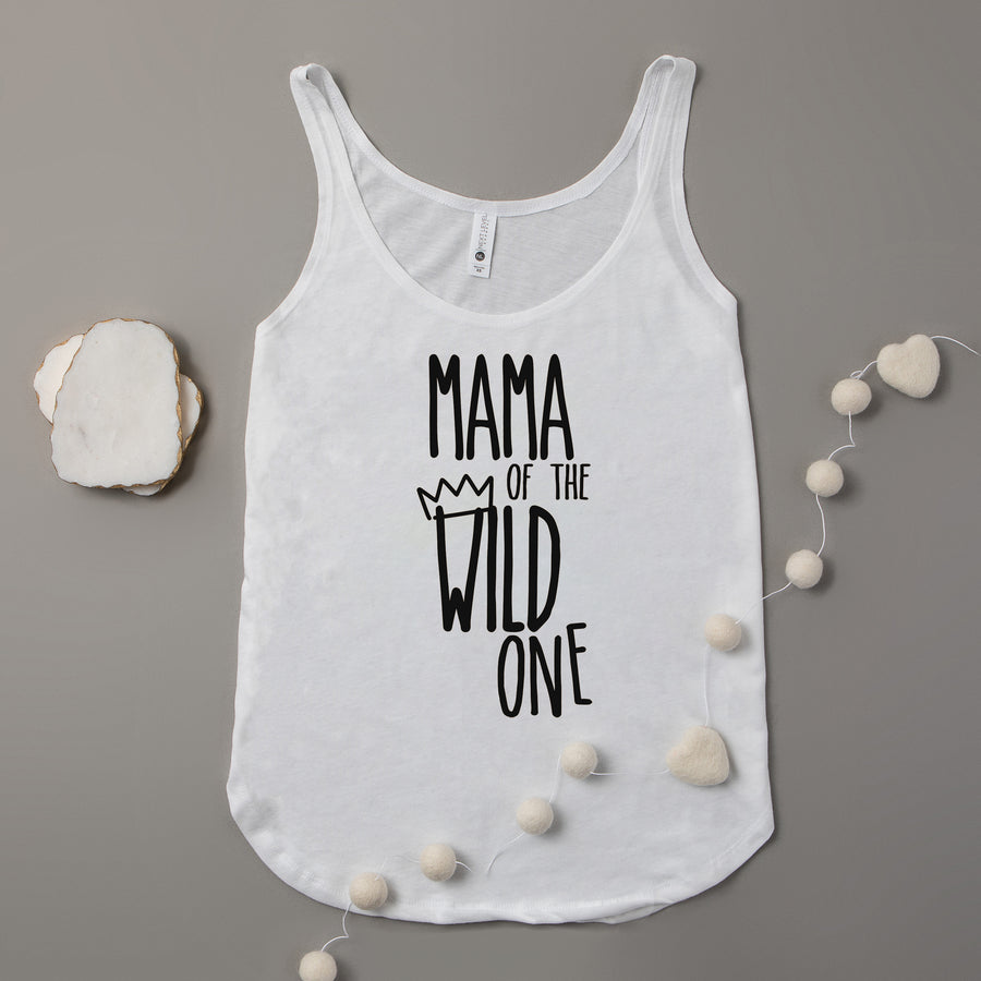 Cut Out Design Mama of the Wild One Woman's Tank Top