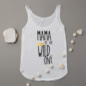 "Mom of the Wild One" Custom 1st Birthday Woman's Tank Top