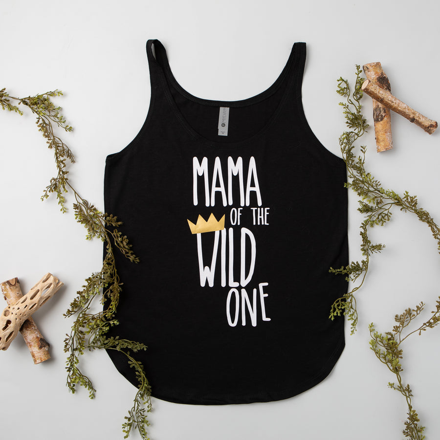 "Mom of the Wild One" Custom 1st Birthday Woman's Tank Top