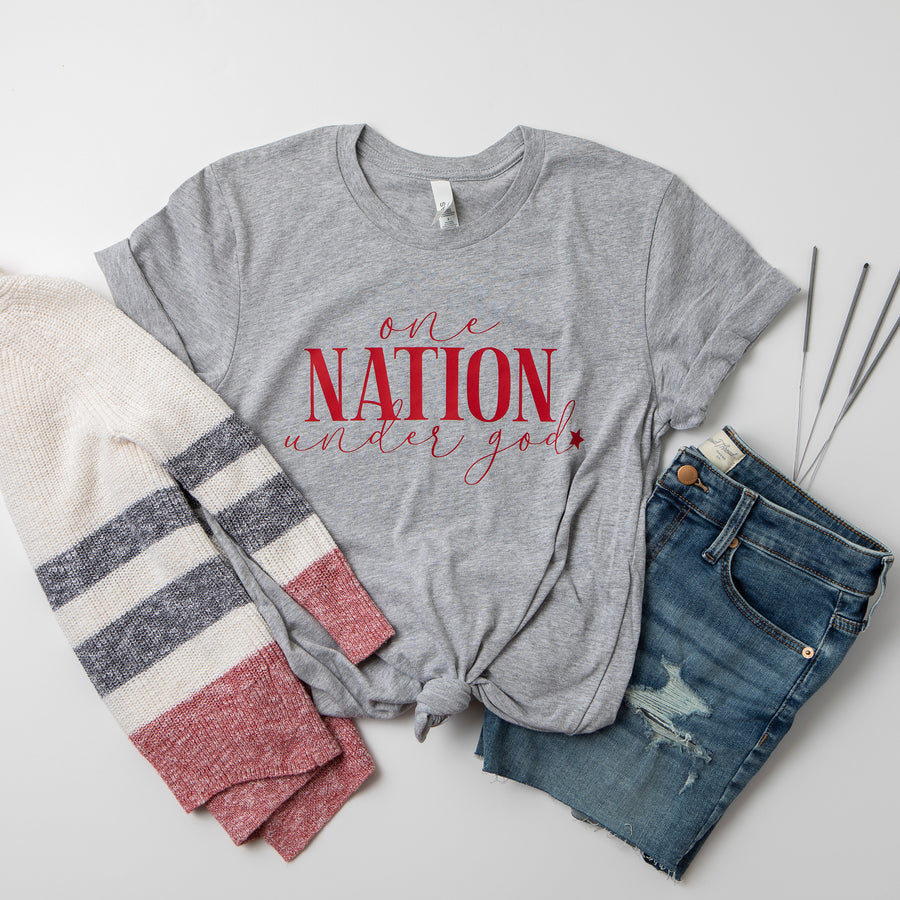 "One Nation Under God" Patriotic T-Shirt