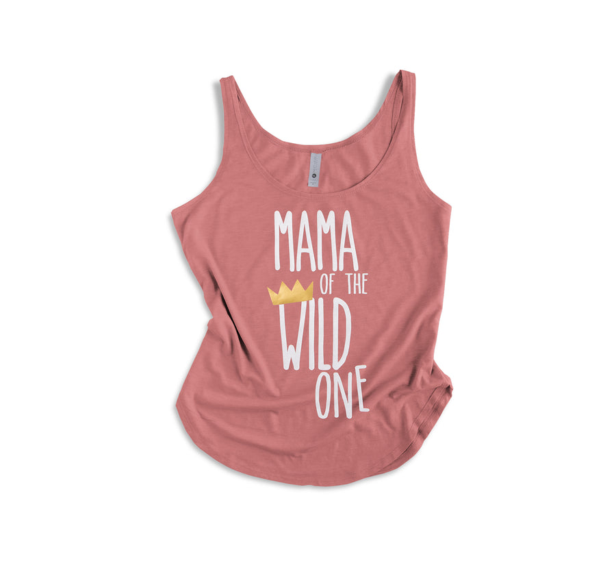 "Mom of the Wild One" Custom 1st Birthday Woman's Tank Top