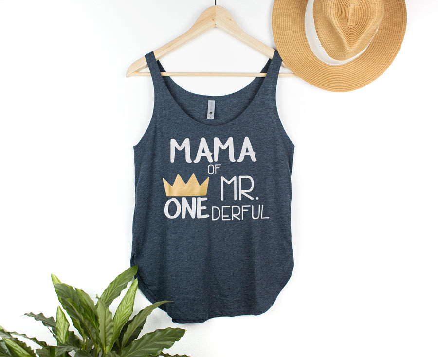 Mama of Mr. Onederful Woman's Tank Top