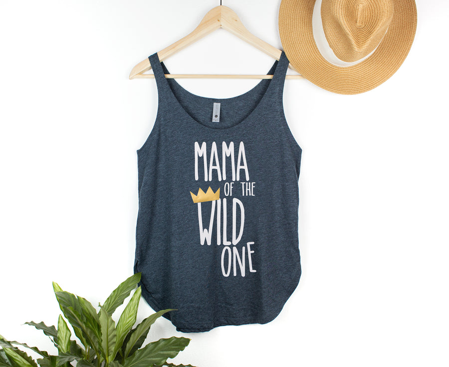 "Mom of the Wild One" Custom 1st Birthday Woman's Tank Top