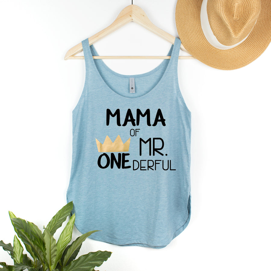 Mama of Mr. Onederful Woman's Tank Top