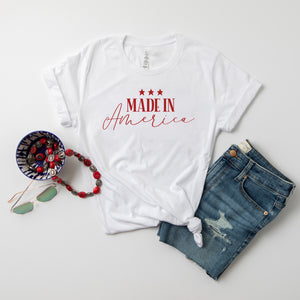 "Made in America" Patriotic T-Shirt