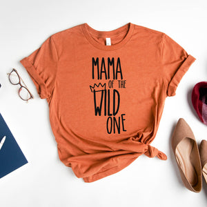 Cut Out "Mom, Dad of the wild one" 1st Birthday Family Shirts