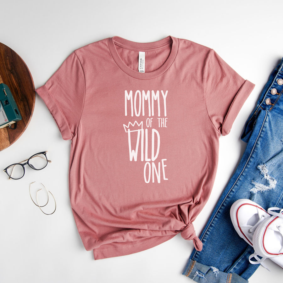 Cut Out "Mom, Dad of the wild one" 1st Birthday Family Shirts