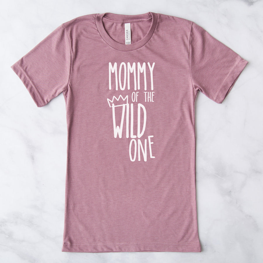 Cut Out "Mom, Dad of the wild one" 1st Birthday Family Shirts